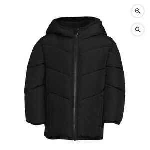 SwissTech Black Puffer Jacket